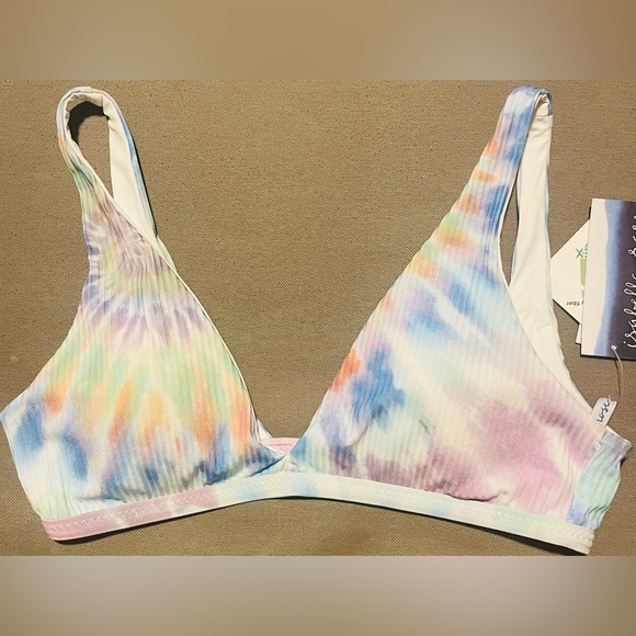 Isabella Rose Swim Other - 🌈 Isabella Rose multi-color Tie-Dye Bikini Top NWT – size Medium